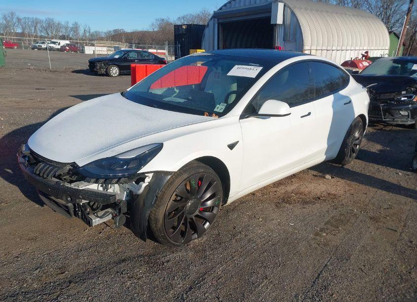 Photo 2 of 2021 Tesla Model 3 PERFORMANCE DUAL MOTOR ALL-WHEEL DRIVE (VIN 5YJ3E1EC4MF056196)
