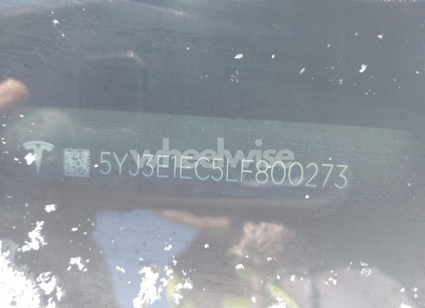 Photo 9 of 2020 Tesla Model 3 PERFORMANCE DUAL MOTOR ALL-WHEEL DRIVE (VIN 5YJ3E1EC5LF800273)