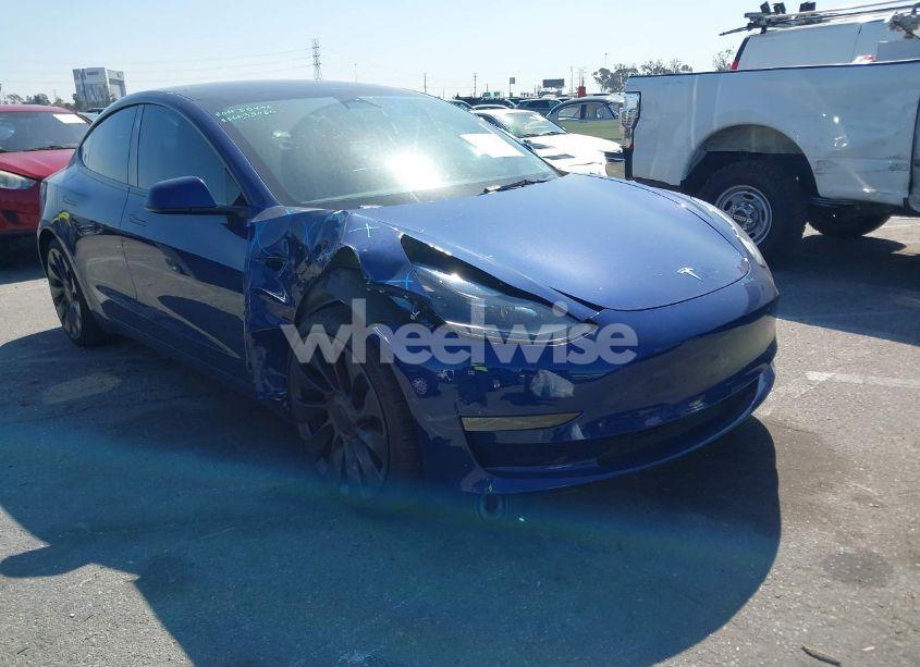 2022 Tesla Model 3 PERFORMANCE DUAL MOTOR ALL-WHEEL DRIVE (VIN 5YJ3E1EC5NF315764) main photo