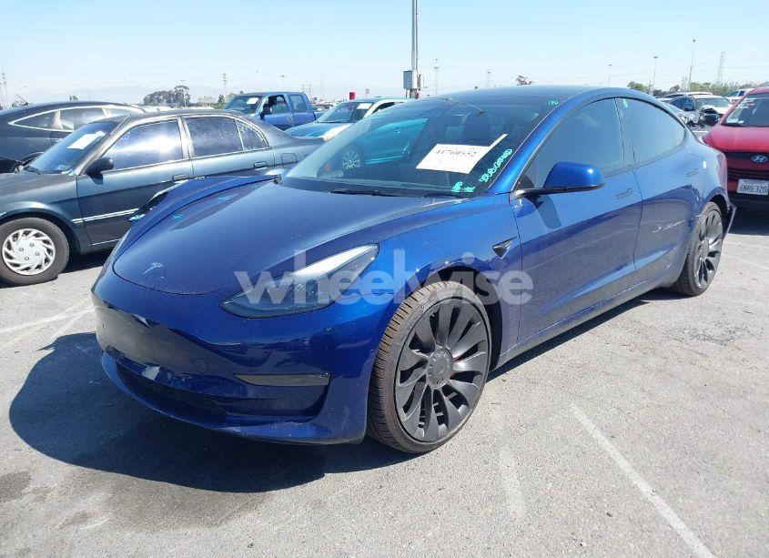 Photo 2 of 2022 Tesla Model 3 PERFORMANCE DUAL MOTOR ALL-WHEEL DRIVE (VIN 5YJ3E1EC5NF315764)