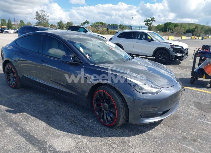 2023 Tesla Model 3 PERFORMANCE DUAL MOTOR ALL-WHEEL DRIVE (VIN 5YJ3E1EC5PF713446) main photo