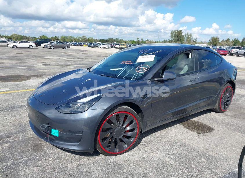 Photo 2 of 2023 Tesla Model 3 PERFORMANCE DUAL MOTOR ALL-WHEEL DRIVE (VIN 5YJ3E1EC5PF713446)