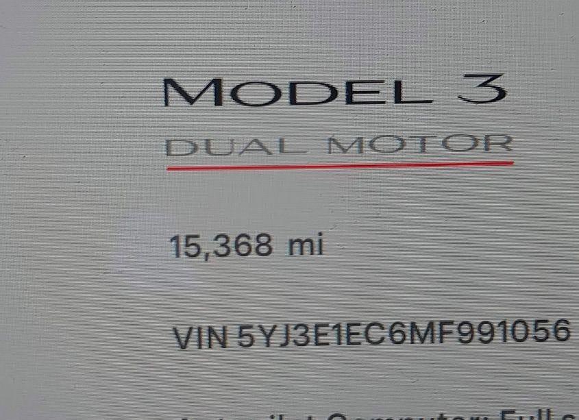 Photo 15 of 2021 Tesla Model 3 PERFORMANCE DUAL MOTOR ALL-WHEEL DRIVE (VIN 5YJ3E1EC6MF991056)