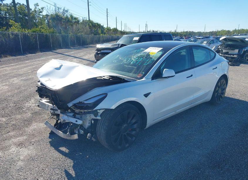Photo 2 of 2021 Tesla Model 3 PERFORMANCE DUAL MOTOR ALL-WHEEL DRIVE (VIN 5YJ3E1EC6MF991056)