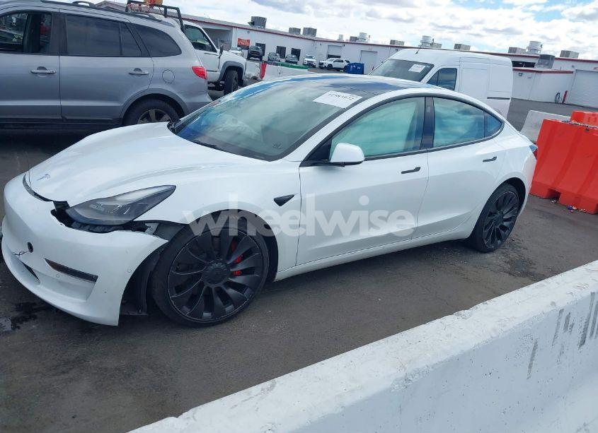 Photo 2 of 2022 Tesla Model 3 PERFORMANCE DUAL MOTOR ALL-WHEEL DRIVE (VIN 5YJ3E1EC6NF111958)