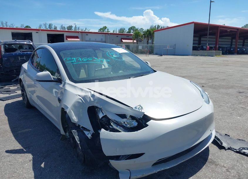 2022 Tesla Model 3 PERFORMANCE DUAL MOTOR ALL-WHEEL DRIVE (VIN 5YJ3E1EC6NF361619) main photo