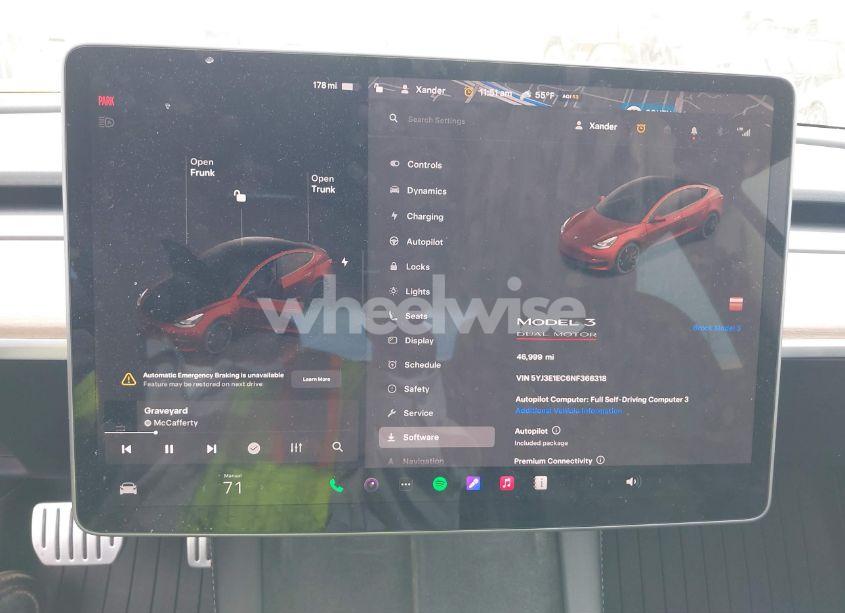 Photo 18 of 2022 Tesla Model 3 PERFORMANCE DUAL MOTOR ALL-WHEEL DRIVE (VIN 5YJ3E1EC6NF366318)