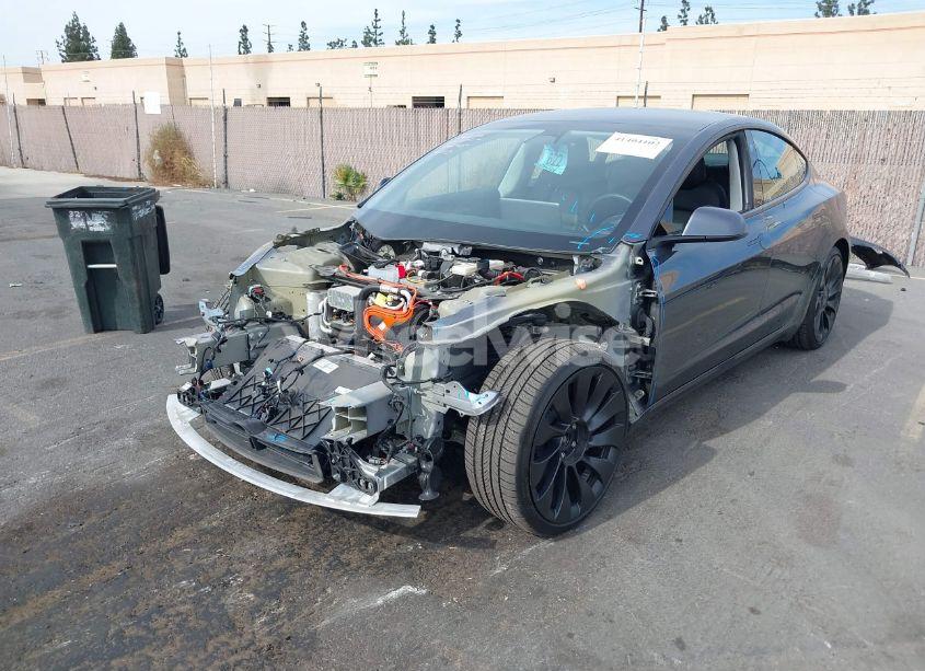 Photo 2 of 2022 Tesla Model 3 PERFORMANCE DUAL MOTOR ALL-WHEEL DRIVE (VIN 5YJ3E1EC6NF366318)