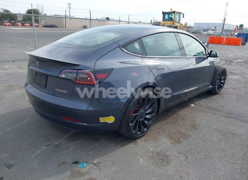 Photo 4 of 2022 Tesla Model 3 PERFORMANCE DUAL MOTOR ALL-WHEEL DRIVE (VIN 5YJ3E1EC6NF366318)