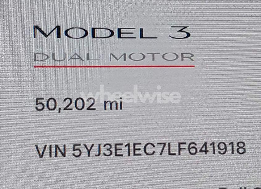 Photo 16 of 2020 Tesla Model 3 PERFORMANCE DUAL MOTOR ALL-WHEEL DRIVE (VIN 5YJ3E1EC7LF641918)