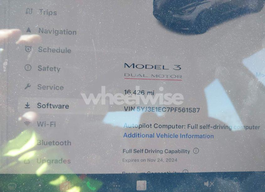 Photo 16 of 2023 Tesla Model 3 PERFORMANCE DUAL MOTOR ALL-WHEEL DRIVE (VIN 5YJ3E1EC7PF561587)