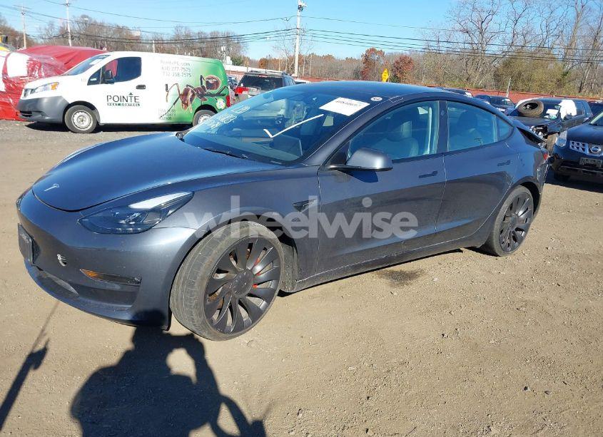 Photo 2 of 2023 Tesla Model 3 PERFORMANCE DUAL MOTOR ALL-WHEEL DRIVE (VIN 5YJ3E1EC7PF561587)