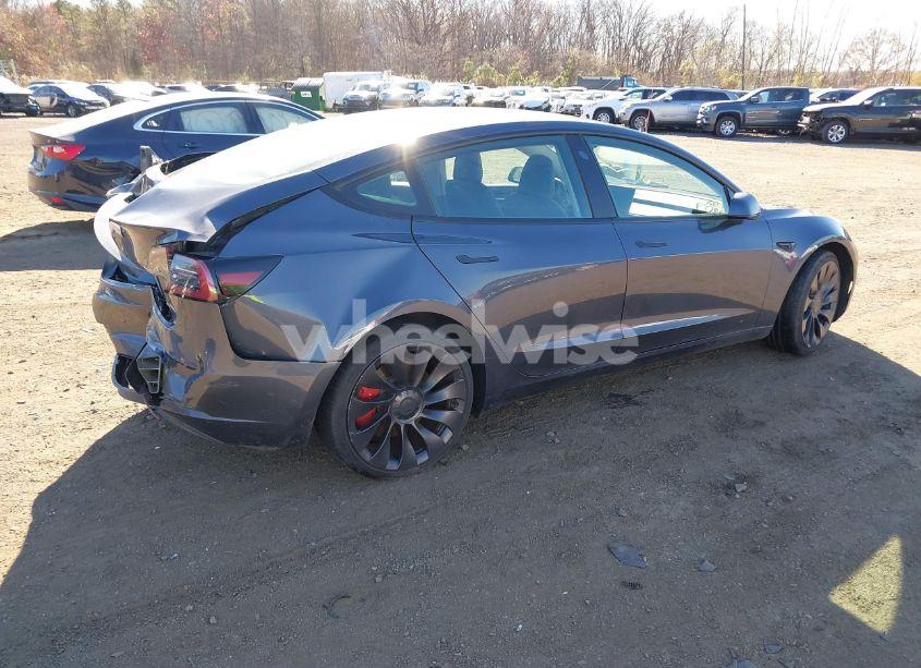 Photo 4 of 2023 Tesla Model 3 PERFORMANCE DUAL MOTOR ALL-WHEEL DRIVE (VIN 5YJ3E1EC7PF561587)