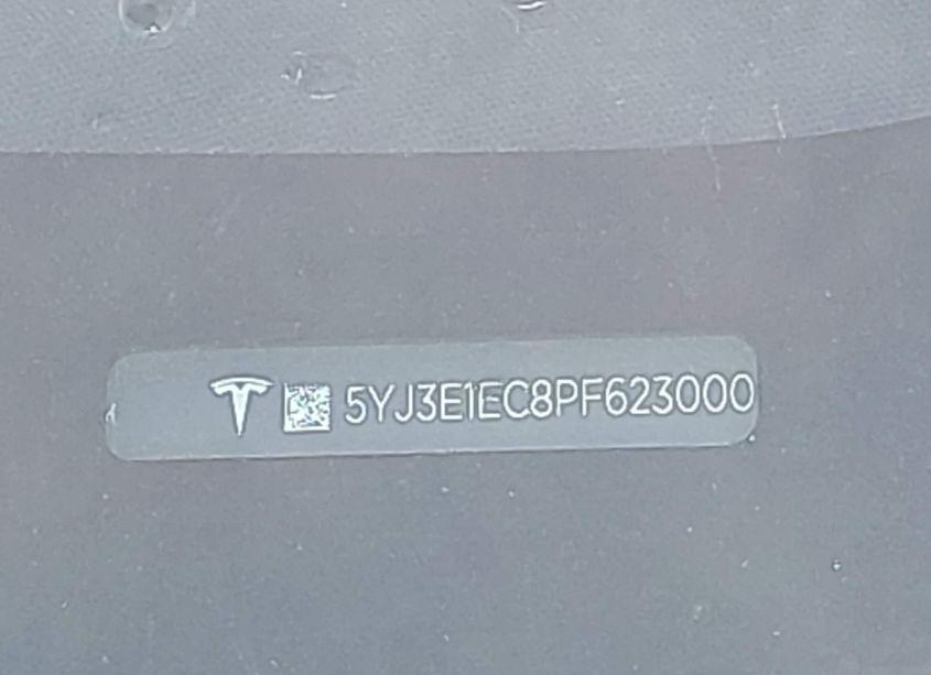 Photo 9 of 2023 Tesla Model 3 PERFORMANCE DUAL MOTOR ALL-WHEEL DRIVE (VIN 5YJ3E1EC8PF623000)