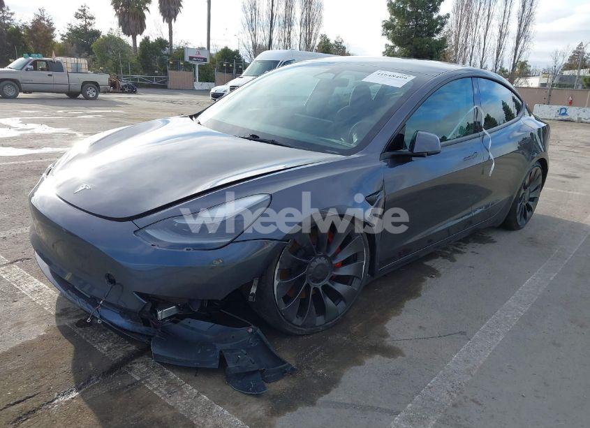 Photo 2 of 2023 Tesla Model 3 PERFORMANCE DUAL MOTOR ALL-WHEEL DRIVE (VIN 5YJ3E1EC8PF683780)