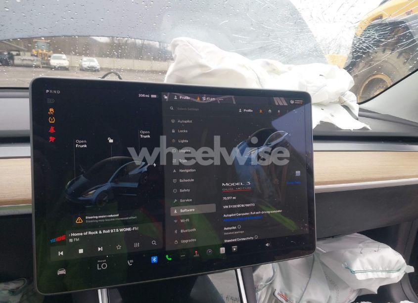 Photo 7 of 2020 Tesla Model 3 PERFORMANCE DUAL MOTOR ALL-WHEEL DRIVE (VIN 5YJ3E1EC9LF601713)