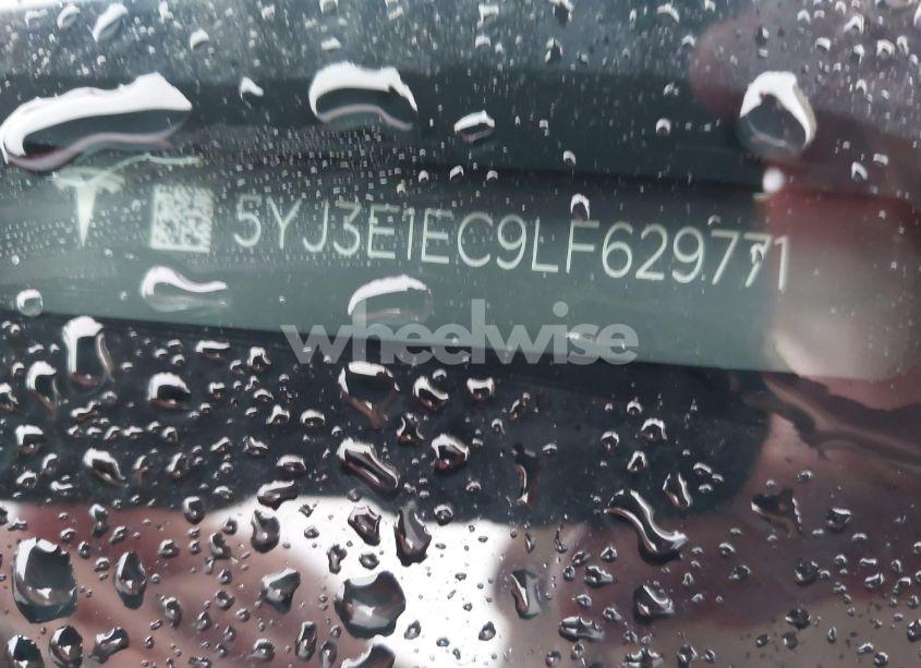 Photo 9 of 2020 Tesla Model 3 PERFORMANCE DUAL MOTOR ALL-WHEEL DRIVE (VIN 5YJ3E1EC9LF629771)