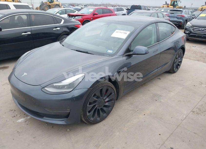 Photo 2 of 2022 Tesla Model 3 PERFORMANCE DUAL MOTOR ALL-WHEEL DRIVE (VIN 5YJ3E1EC9NF130410)