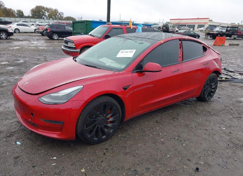 Photo 2 of 2022 Tesla Model 3 PERFORMANCE DUAL MOTOR ALL-WHEEL DRIVE (VIN 5YJ3E1EC9NF316979)