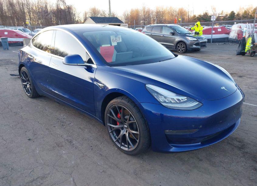 2020 Tesla Model 3 PERFORMANCE DUAL MOTOR ALL-WHEEL DRIVE (VIN 5YJ3E1ECXLF603499) main photo