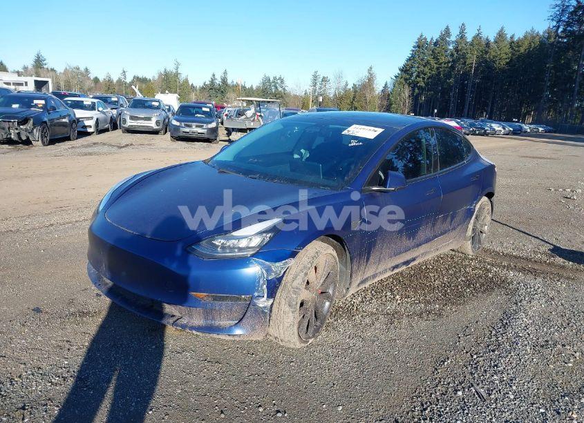 Photo 2 of 2020 Tesla Model 3 PERFORMANCE DUAL MOTOR ALL-WHEEL DRIVE (VIN 5YJ3E1ECXLF647079)