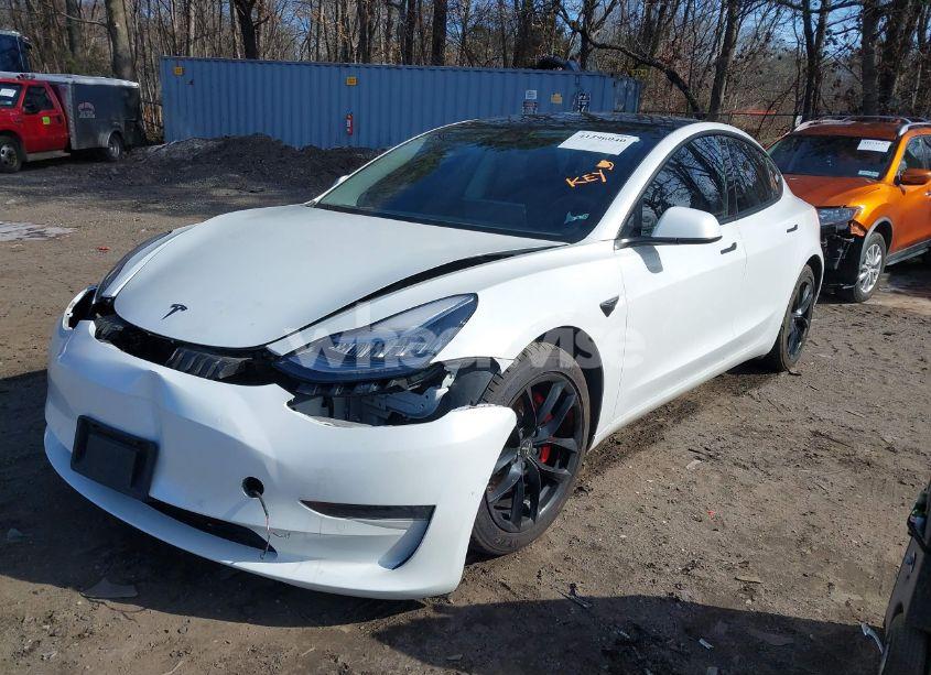 Photo 2 of 2020 Tesla Model 3 PERFORMANCE DUAL MOTOR ALL-WHEEL DRIVE (VIN 5YJ3E1ECXLF791814)