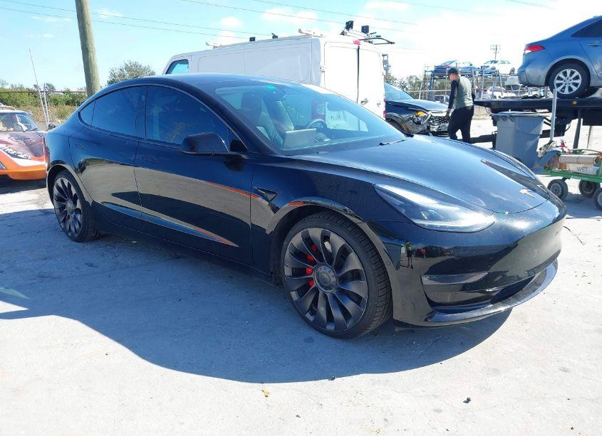 2021 Tesla Model 3 PERFORMANCE DUAL MOTOR ALL-WHEEL DRIVE (VIN 5YJ3E1ECXMF991772) main photo
