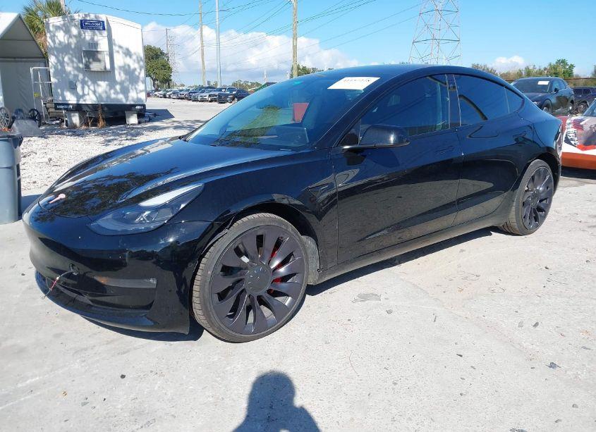 Photo 2 of 2021 Tesla Model 3 PERFORMANCE DUAL MOTOR ALL-WHEEL DRIVE (VIN 5YJ3E1ECXMF991772)