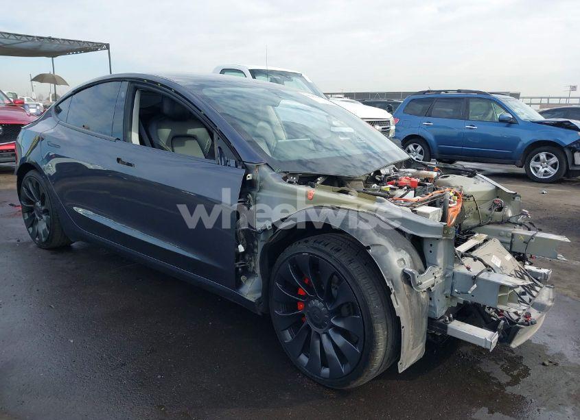2022 Tesla Model 3 PERFORMANCE DUAL MOTOR ALL-WHEEL DRIVE (VIN 5YJ3E1ECXNF152495) main photo