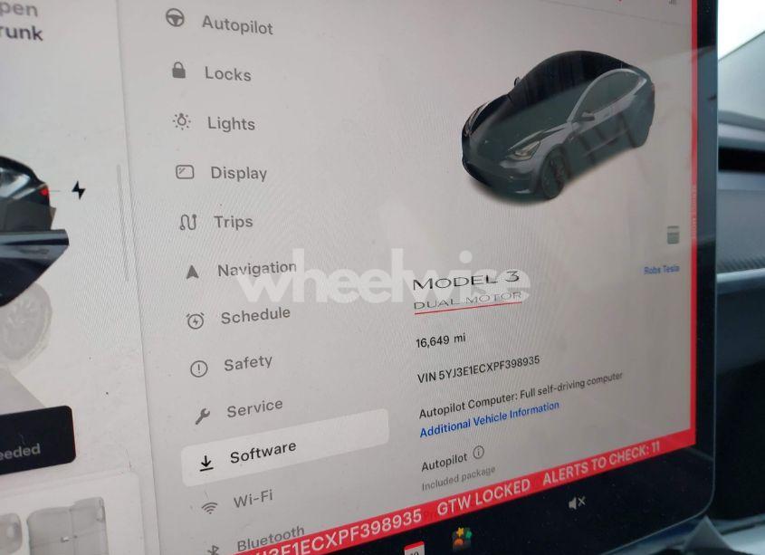 Photo 19 of 2023 Tesla Model 3 PERFORMANCE DUAL MOTOR ALL-WHEEL DRIVE (VIN 5YJ3E1ECXPF398935)