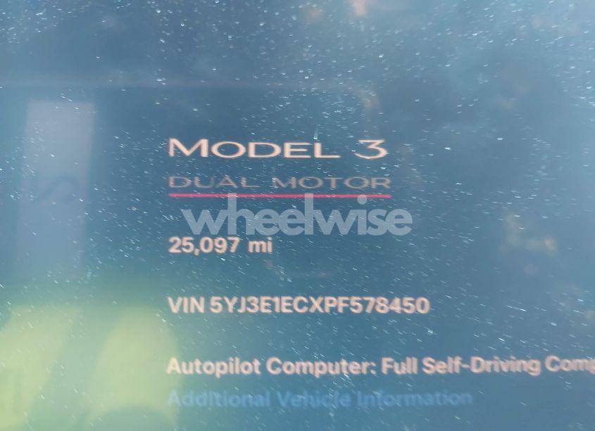 Photo 14 of 2023 Tesla Model 3 PERFORMANCE DUAL MOTOR ALL-WHEEL DRIVE (VIN 5YJ3E1ECXPF578450)