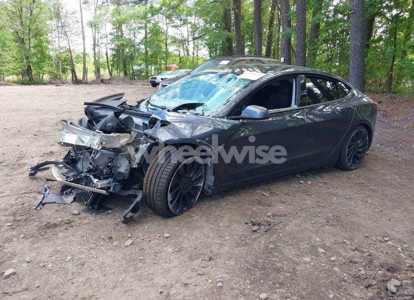 Photo 2 of 2023 Tesla Model 3 PERFORMANCE DUAL MOTOR ALL-WHEEL DRIVE (VIN 5YJ3E1ECXPF578450)