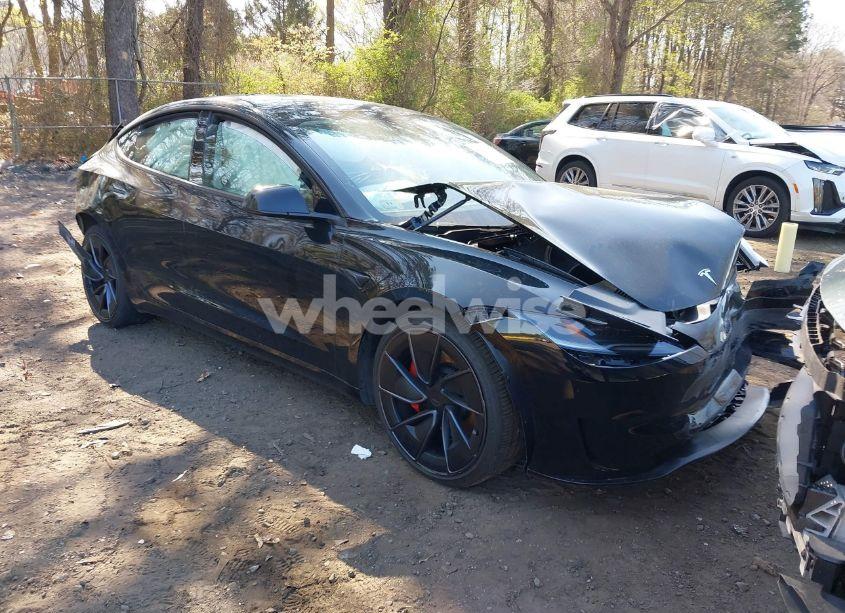 2024 Tesla Model 3 PERFORMANCE ALL-WHEEL DRIVE (VIN 5YJ3E1ET0RF880929) main photo