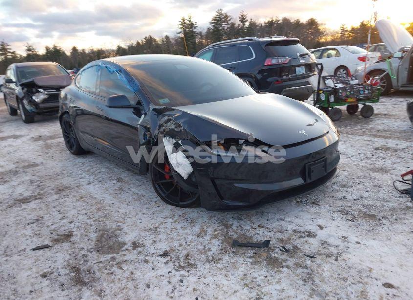 2024 Tesla Model 3 PERFORMANCE ALL-WHEEL DRIVE (VIN 5YJ3E1ET3RF820482) main photo