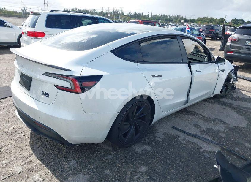 Photo 4 of 2024 Tesla Model 3 PERFORMANCE ALL-WHEEL DRIVE (VIN 5YJ3E1ET7RF801529)