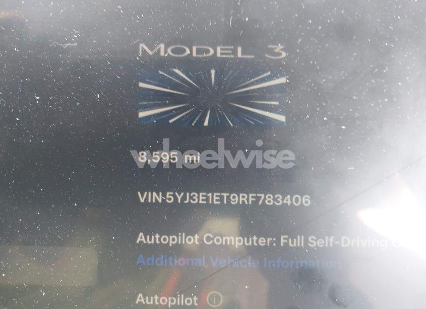 Photo 16 of 2024 Tesla Model 3 PERFORMANCE ALL-WHEEL DRIVE (VIN 5YJ3E1ET9RF783406)