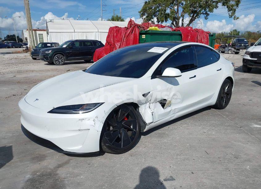 Photo 2 of 2024 Tesla Model 3 PERFORMANCE ALL-WHEEL DRIVE (VIN 5YJ3E1ET9RF831180)