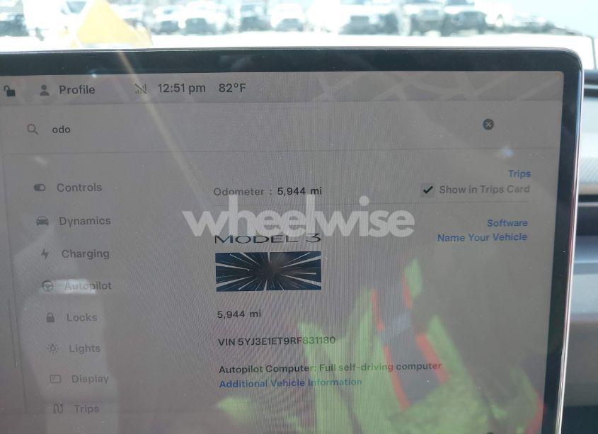 Photo 7 of 2024 Tesla Model 3 PERFORMANCE ALL-WHEEL DRIVE (VIN 5YJ3E1ET9RF831180)