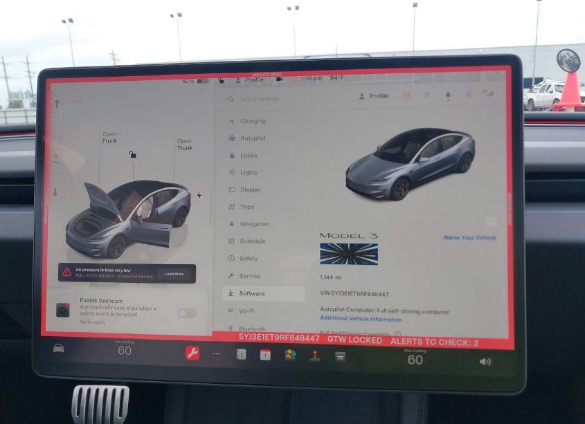 Photo 17 of 2024 Tesla Model 3 PERFORMANCE (VIN 5YJ3E1ET9RF848447)