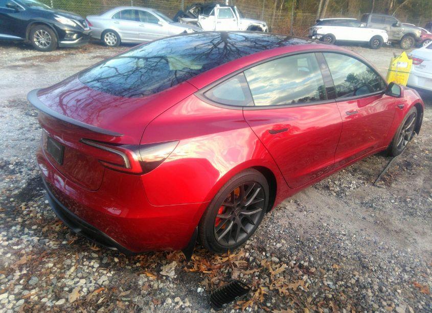 Photo 4 of 2024 Tesla Model 3 PERFORMANCE ALL-WHEEL DRIVE (VIN 5YJ3E1ETXRF809785)