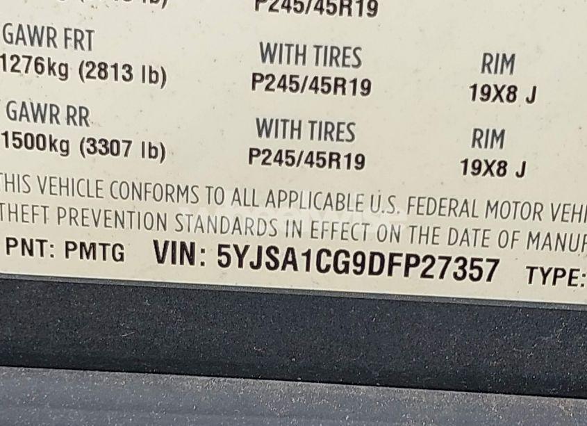 Photo 9 of 2013 Tesla Model S (VIN 5YJSA1CG9DFP27357)