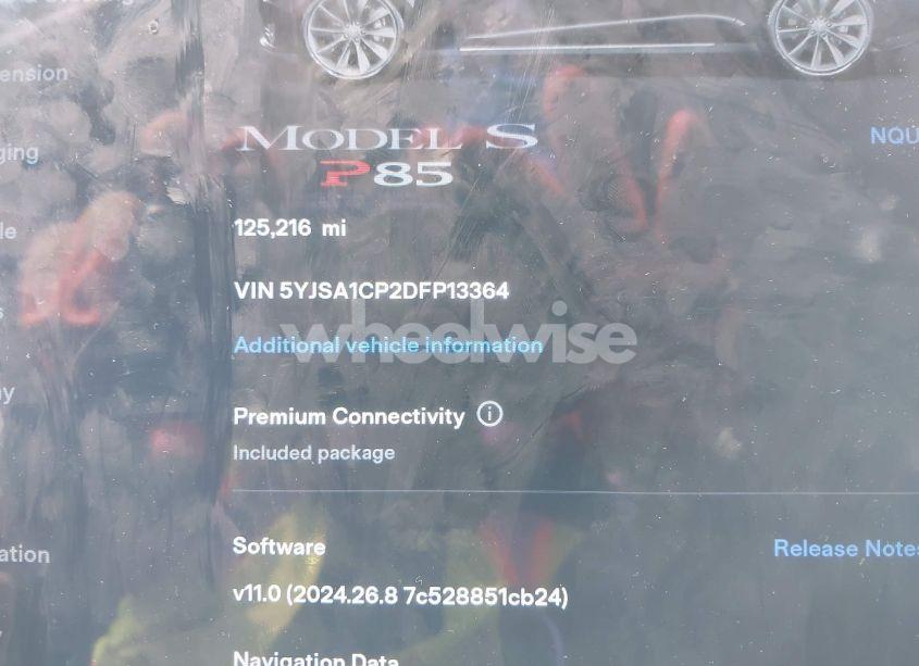 Photo 7 of 2013 Tesla Model S PERFORMANCE (VIN 5YJSA1CP2DFP13364)