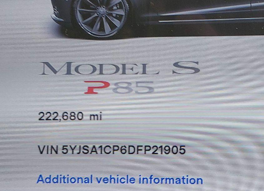 Photo 15 of 2013 Tesla Model S PERFORMANCE (VIN 5YJSA1CP6DFP21905)