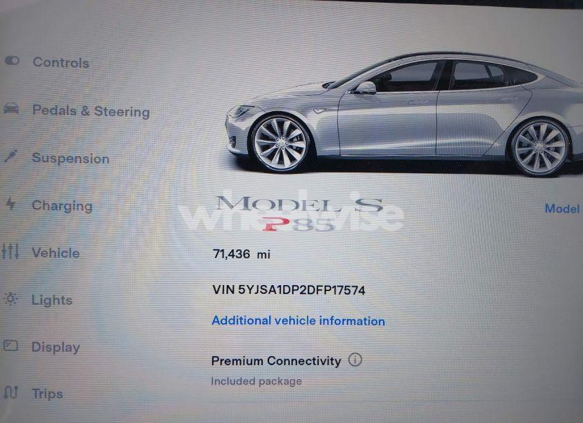 Photo 7 of 2013 Tesla Model S PERFORMANCE (VIN 5YJSA1DP2DFP17574)