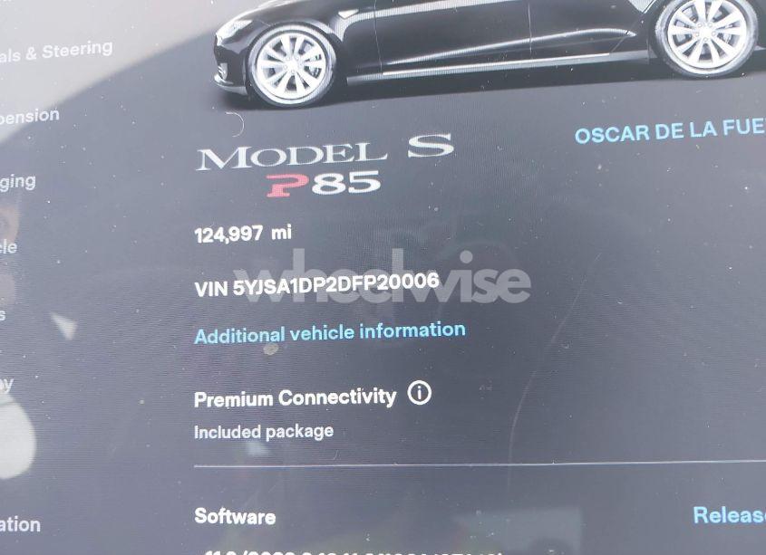 Photo 7 of 2013 Tesla Model S PERFORMANCE (VIN 5YJSA1DP2DFP20006)