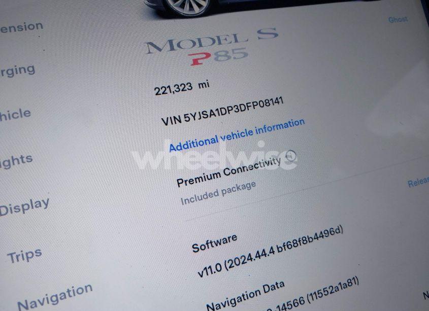 Photo 15 of 2013 Tesla Model S PERFORMANCE (VIN 5YJSA1DP3DFP08141)