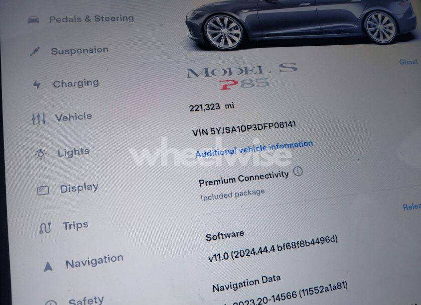 Photo 7 of 2013 Tesla Model S PERFORMANCE (VIN 5YJSA1DP3DFP08141)