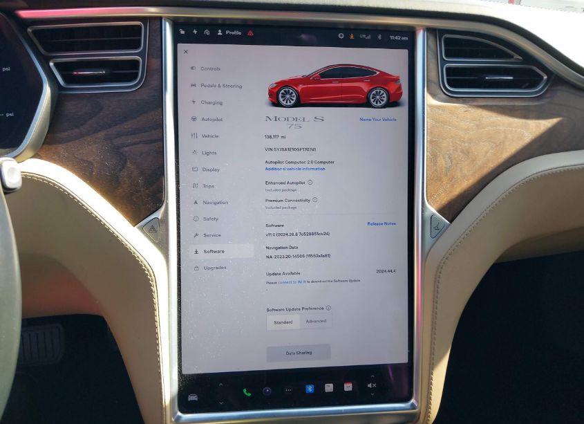 Photo 18 of 2016 Tesla Model S 60/70/75/85 (VIN 5YJSA1E10GF170741)