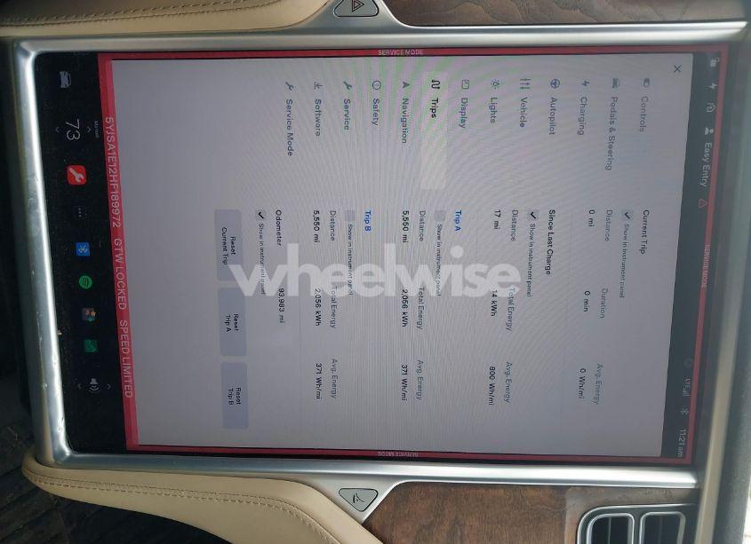 Photo 18 of 2017 Tesla Model S 60/75 (VIN 5YJSA1E12HF189972)