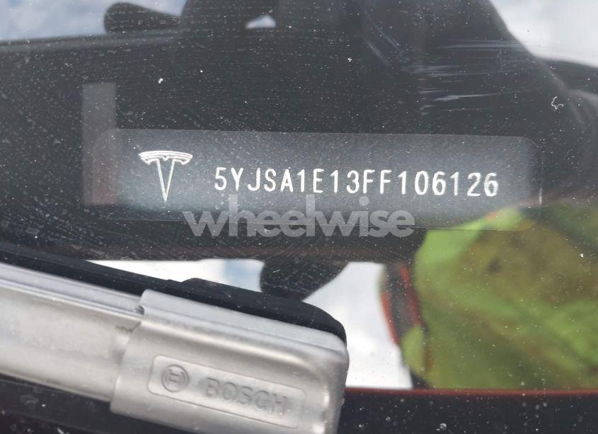 Photo 9 of 2015 Tesla Model S 60/70/85 (VIN 5YJSA1E13FF106126)